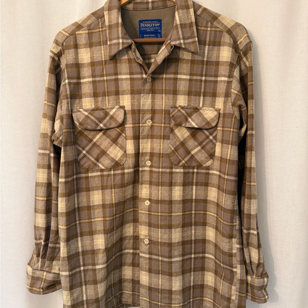 Men’s Pendleton Wool Board Shirt size M